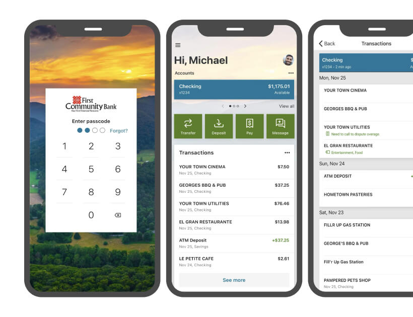 First Community Bank app 